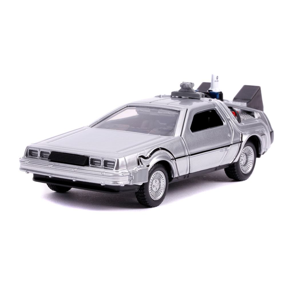 Back to the Future II Hollywood Rides Diecast Model 1/32 DeLorean