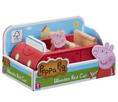 Houten familiewagen met figuur - Peppa Pig 5029736072087