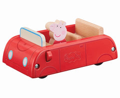 Houten familiewagen met figuur - Peppa Pig 5029736072087