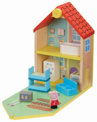 Houten familiehuis met figures en accessoires - Peppa Pig 5029736072131