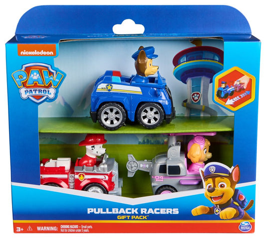 Paw Patrol – Rescue Racers Pull Back 3-Pack 0681147024854