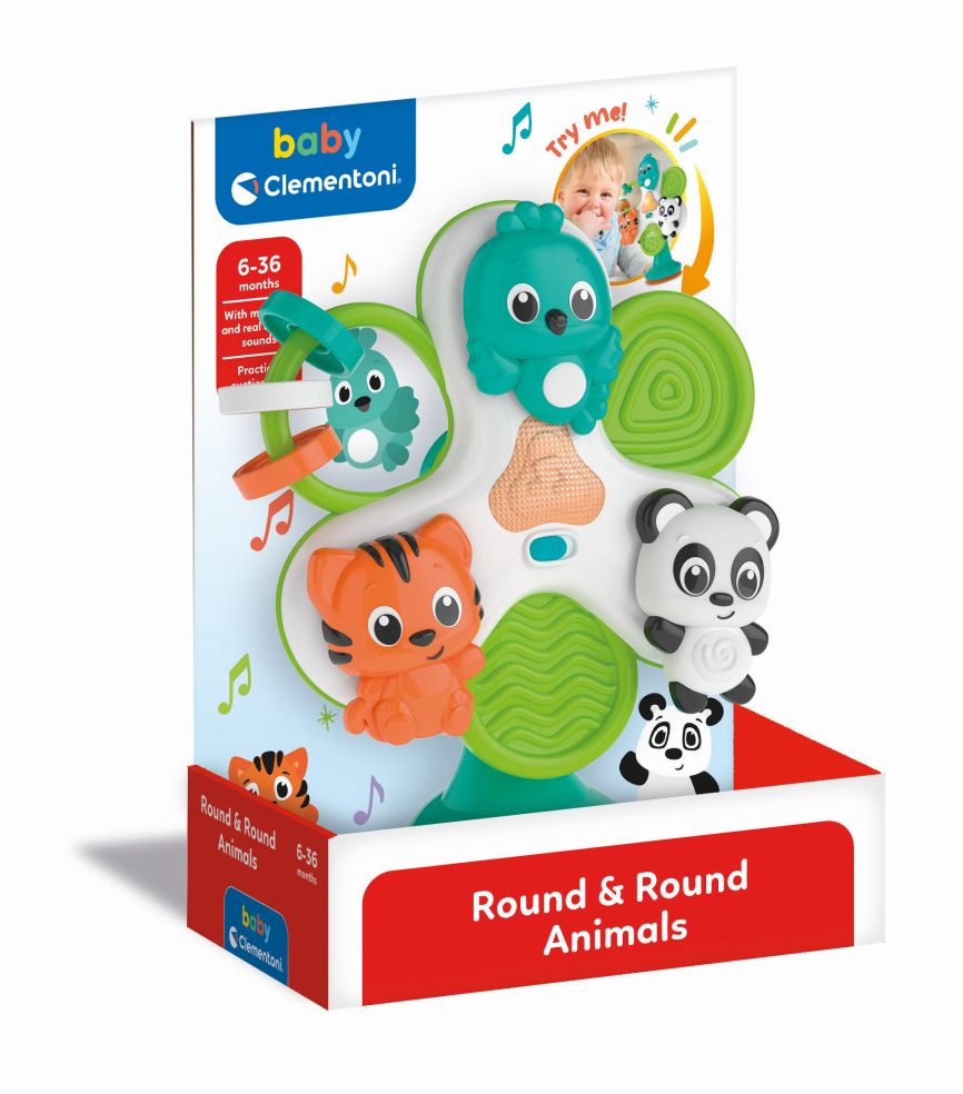 New Round en Round Animals - High Chair Toy 8005125179152