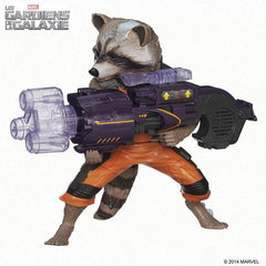 guardians of the galaxy - rocket raccoon met blaster (25x30cm) - hasbro