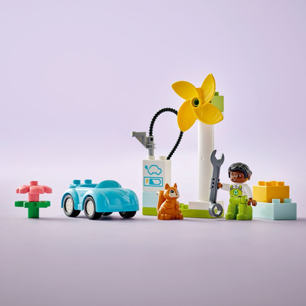 Windmolen en Elektrische Auto - Lego Duplo 5702017416991