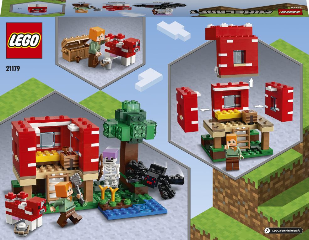 Het Paddenstoelenhuis - Lego Minecraft 5702017156583