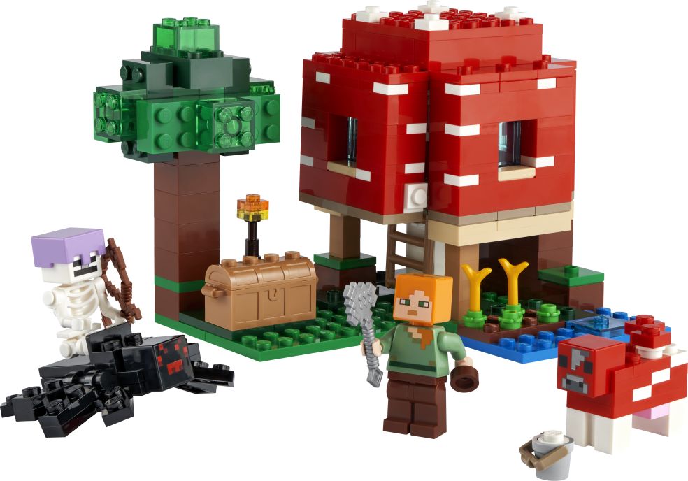 Het Paddenstoelenhuis - Lego Minecraft 5702017156583