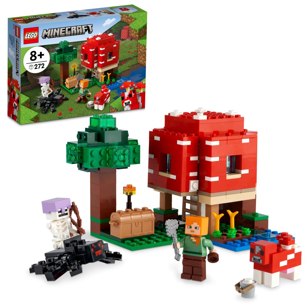 Het Paddenstoelenhuis - Lego Minecraft 5702017156583