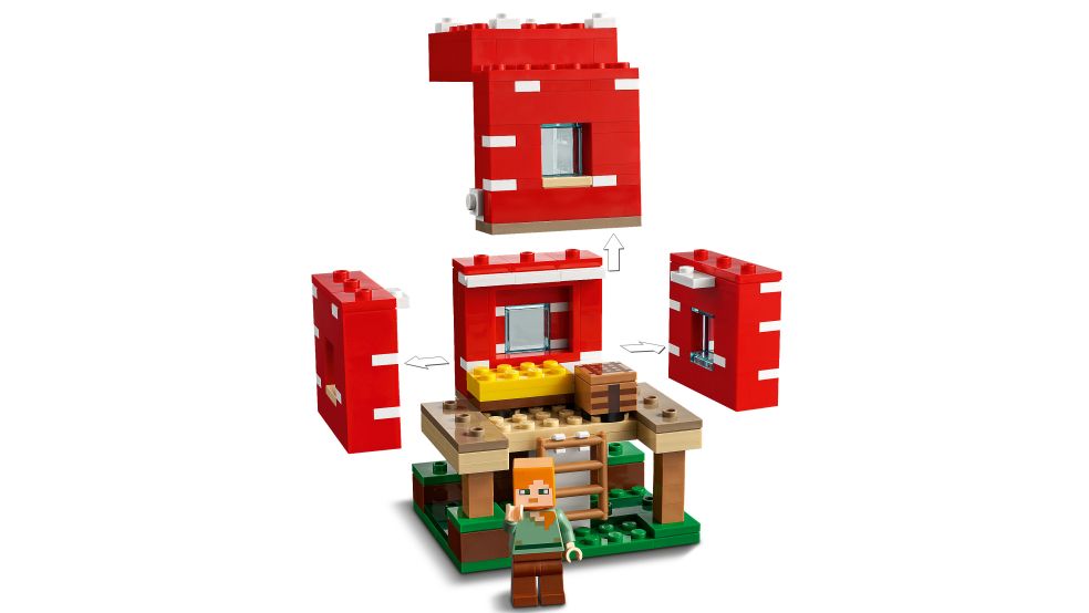 Het Paddenstoelenhuis - Lego Minecraft 5702017156583