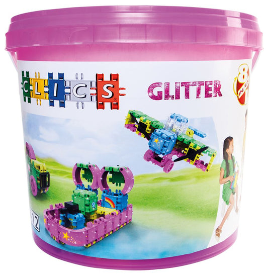 Bucket 8 in 1 - Glitter - Clics 5425002305659