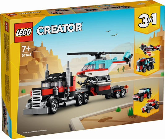Truck met Helikopter - Lego Creator 5702017567402