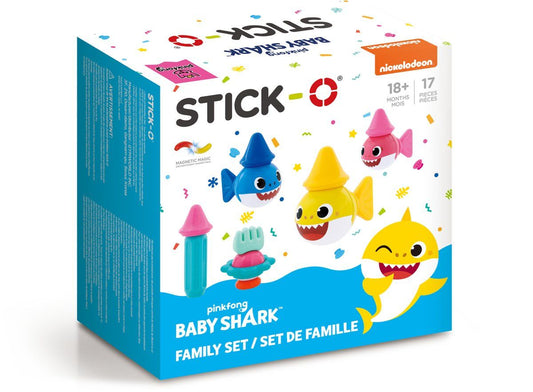 Stick-O -  Baby Shark Family Set 8809465537555