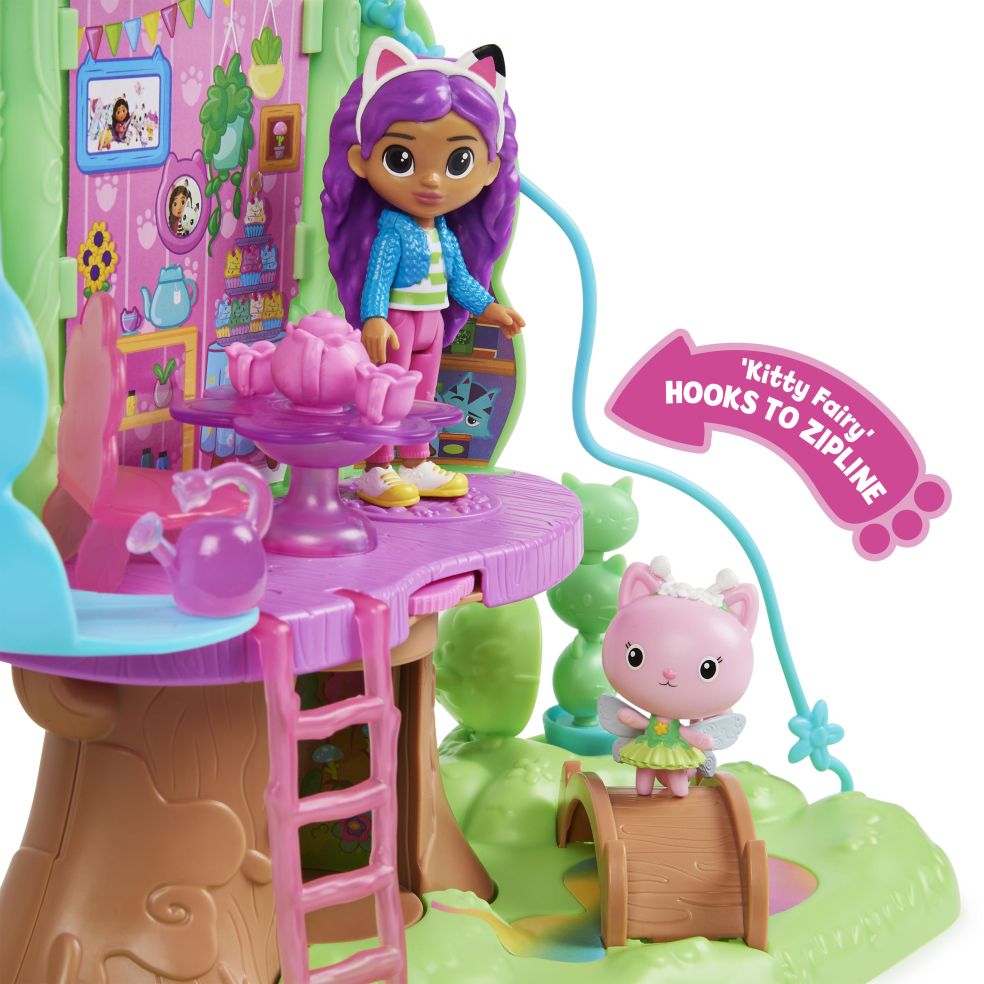 Kitty's Fairy's Garden Treehouse - Gabby's dollhouse 0778988371121