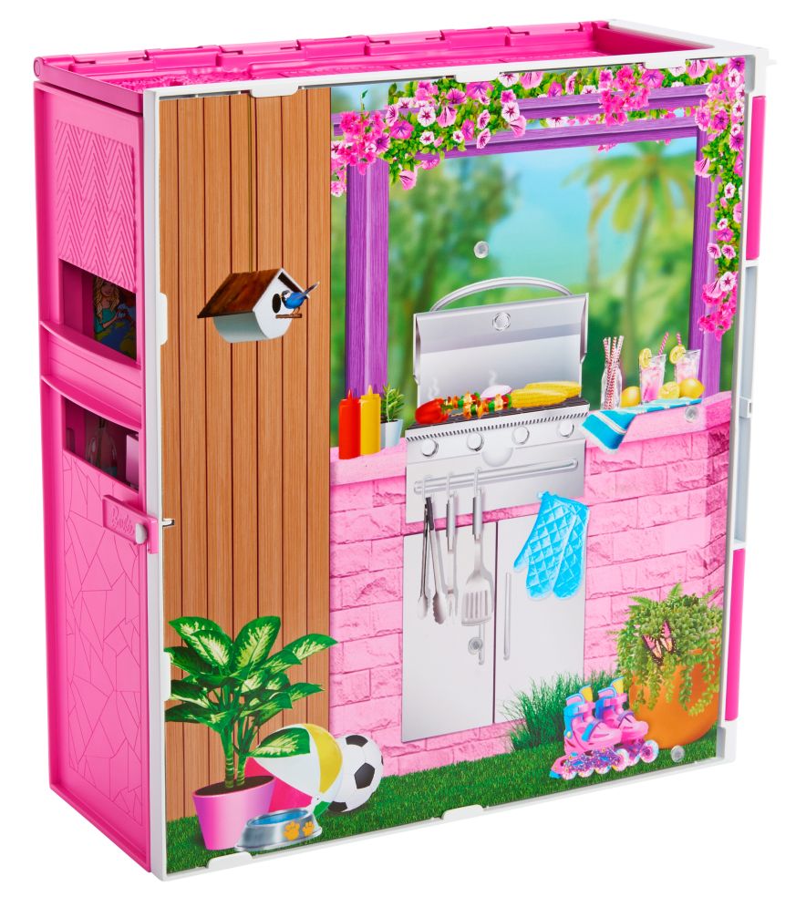 Barbie  Getaway House  Doll And Playset 0194735178308