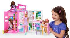 Barbie  Getaway House  Doll And Playset 0194735178308