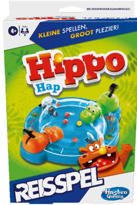 NL Hippo Hap reisspel - Hungry Hippos Grab en Go 5010996164216