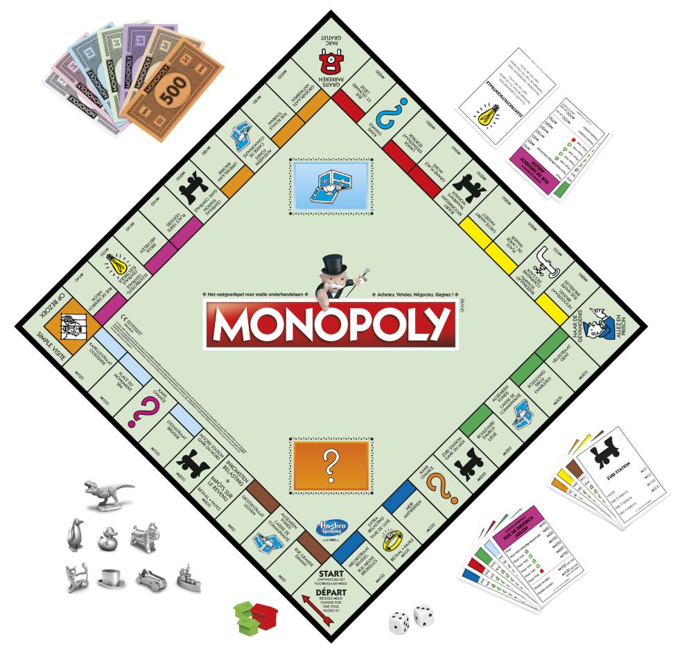 Monopoly klassiek BE - NL/FR 5010996119407