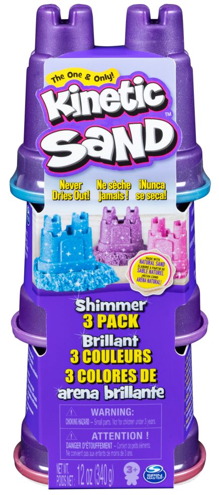Kinetic Sand - Shimmers Multi Pack - 3 x 113 g = 340 g 0778988570210