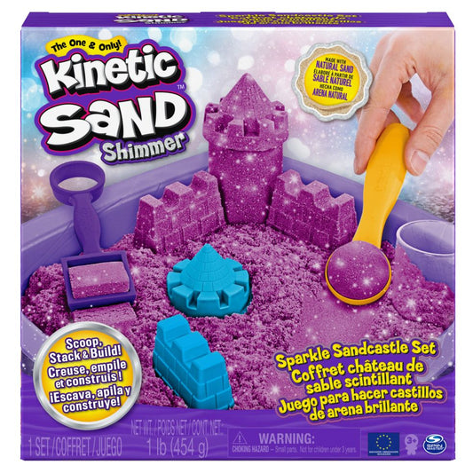 Kinetic Sand – Sparkling sandcastle paars 0778988378441
