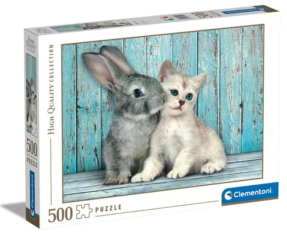 Puzzel High Quality - Cat en bunny - 500 st 8005125350049