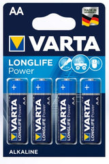 LR6-AA batterij Longlife power alkaline - Varta   - 4 st 4008496810321