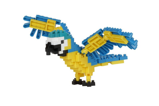 Blue and Yellow Parrot Nanoblock  4972825221358