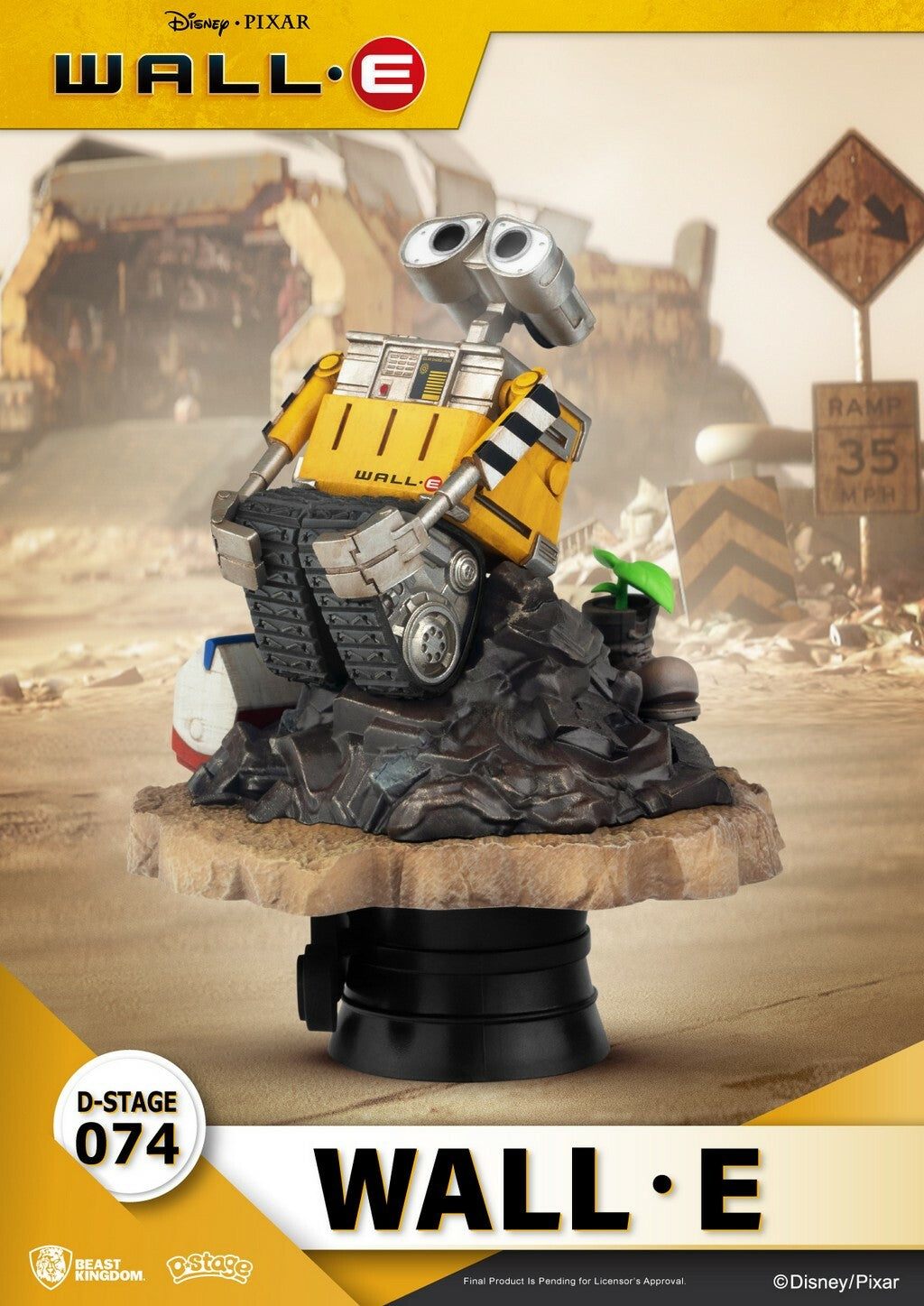  Disney: Wall-E - Wall-E PVC Diorama  4711203445159