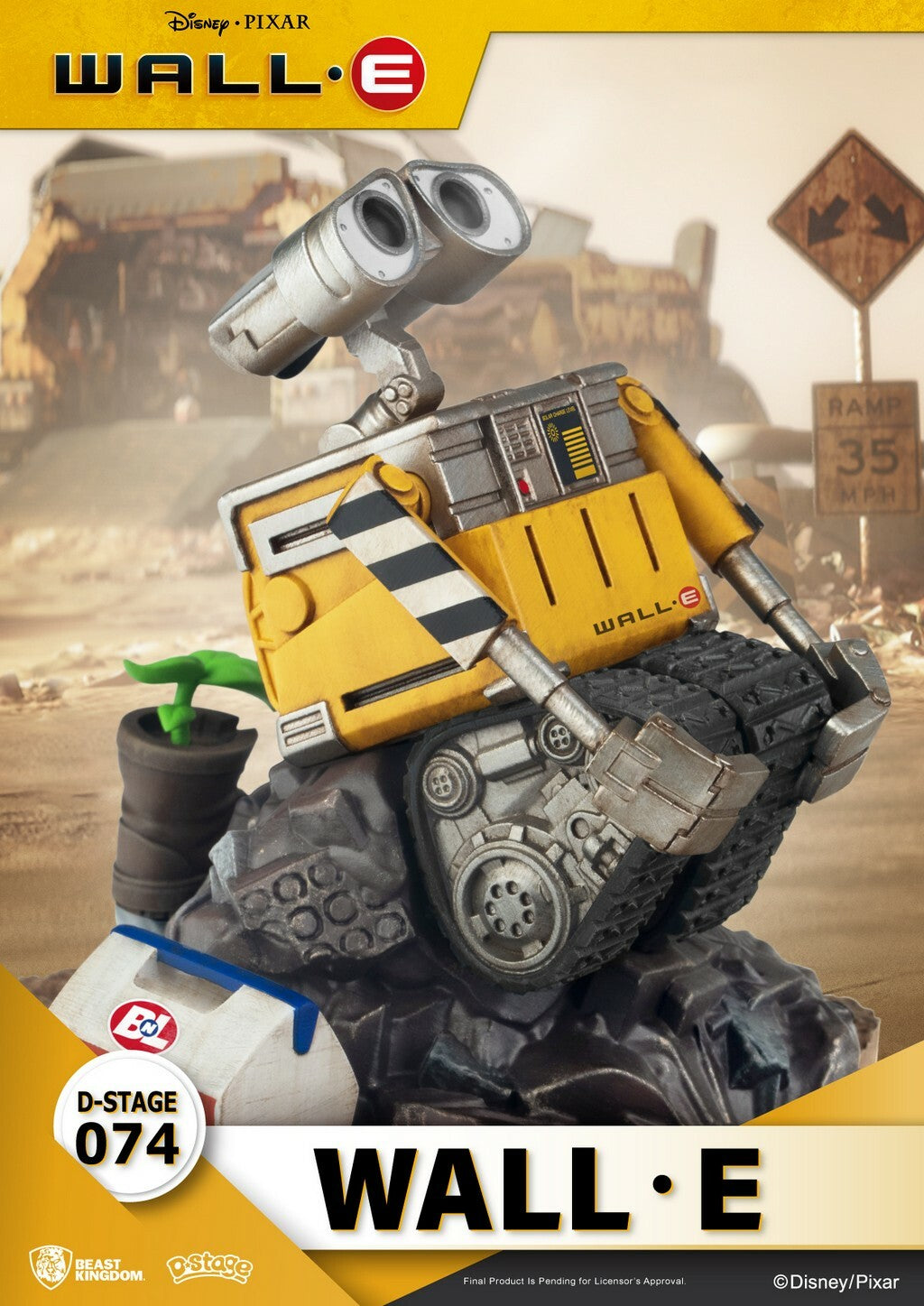  Disney: Wall-E - Wall-E PVC Diorama  4711203445159