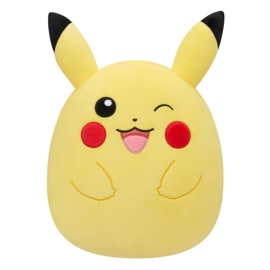  Pokemon: Squishmallows - Winking Pikachu 20 inch Plush  0196566195523