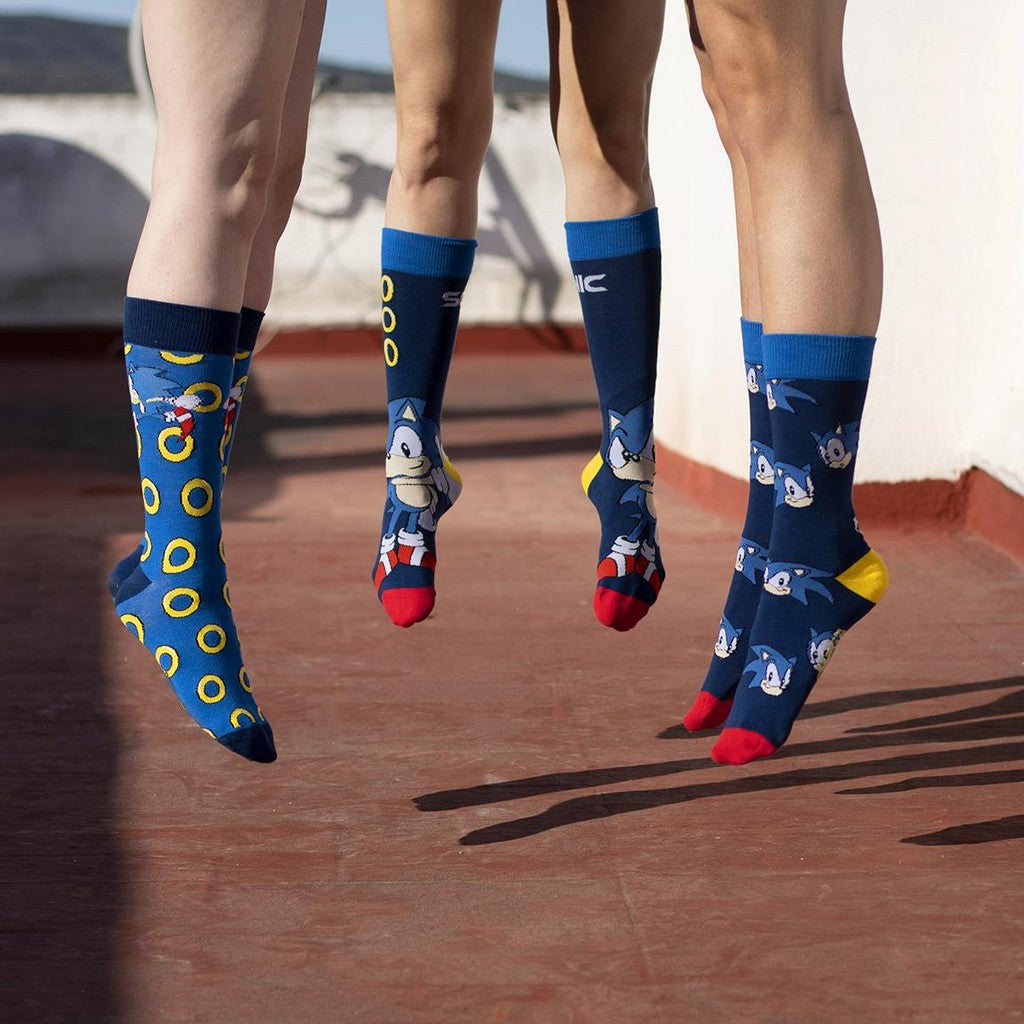  Sonic the Hedgehog: Socks 3-Pack Size 40-46  8445484333428