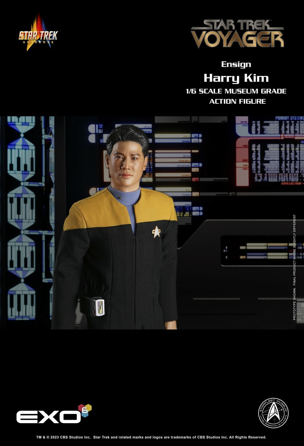  Star Trek: Voyager - Harry Kim 1:6 Scale Figure  0656382537346