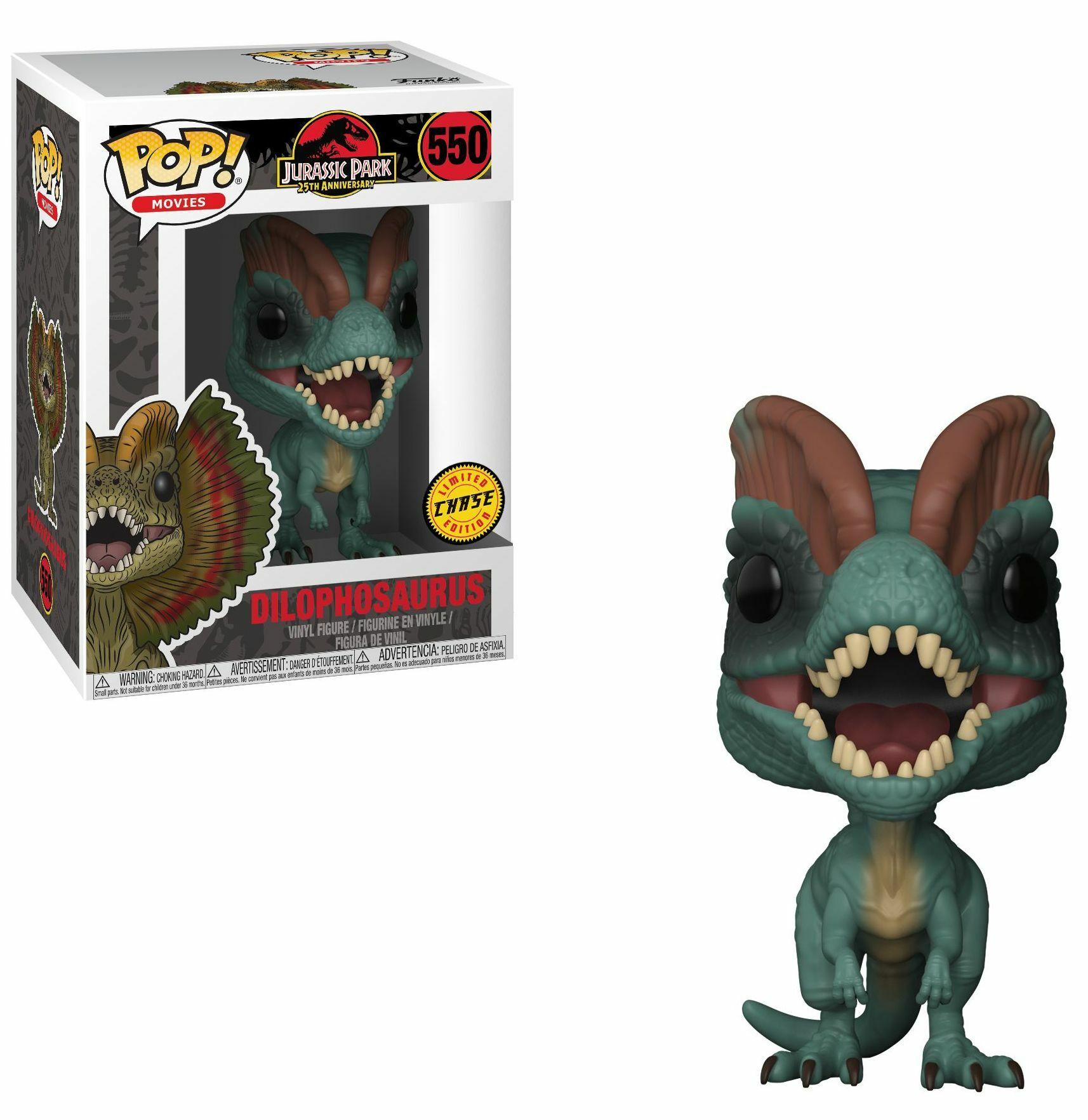  Jurassic Park POP! Movies Vinyl Figures 9 cm Dilophosaurus Assortment (6)  0889698267366