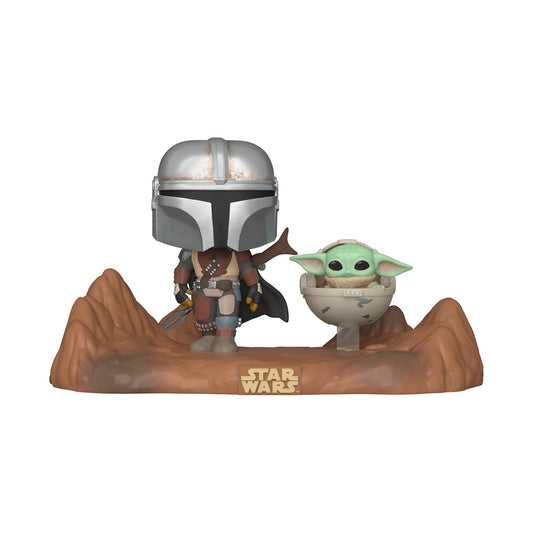  Pop! Moment: Star Wars The Mandalorian - Mandalorian with the Child  0889698499309