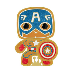  Pop! Pins: Marvel Holiday - Gingerbread Captain America  0671803478350
