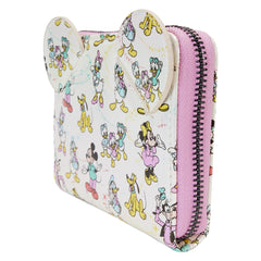  Disney: 100th Anniversary - All Over Print Zip Around Wallet  0671803476523