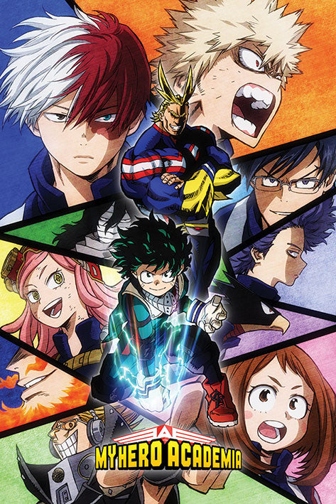  My Hero Academia: Characters Mosaic 91 x 61 cm Poster  5050574344128