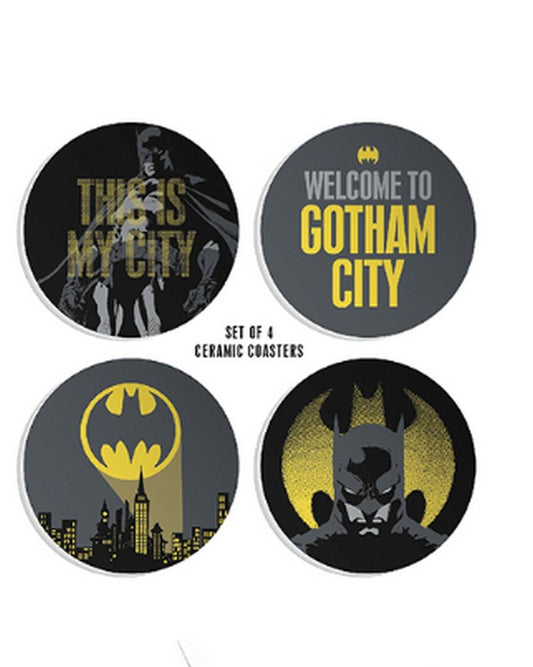  DC Comics: Batman - Gotham City Set of 4 Ceramic Coasters  5055453488009