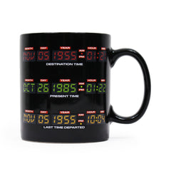  Back to the Future: Time Stamps Heat Change Mug  5055453486074