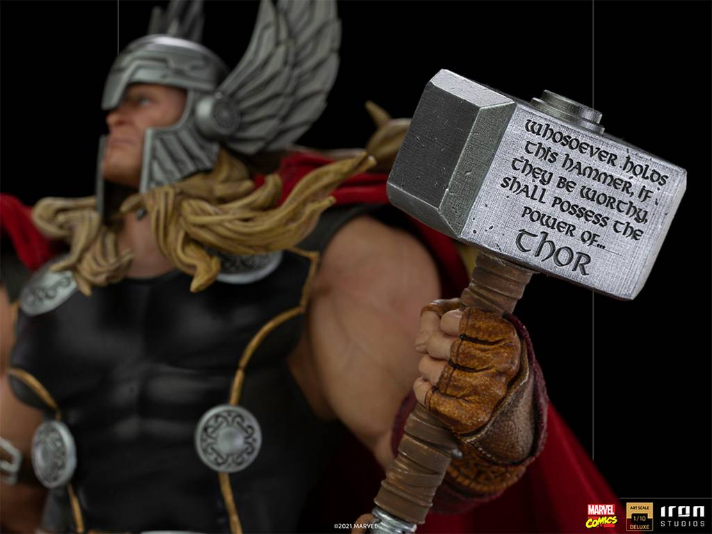  Marvel: Thor Unleashed Deluxe 1:10 Scale Statue  0609963128419