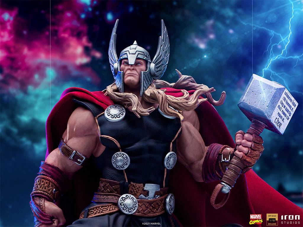  Marvel: Thor Unleashed Deluxe 1:10 Scale Statue  0609963128419