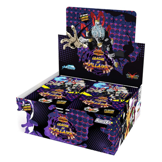  My Hero Academia Trading Cards Booster Packs Series 4 League of Villains Display (24)  0850034738192