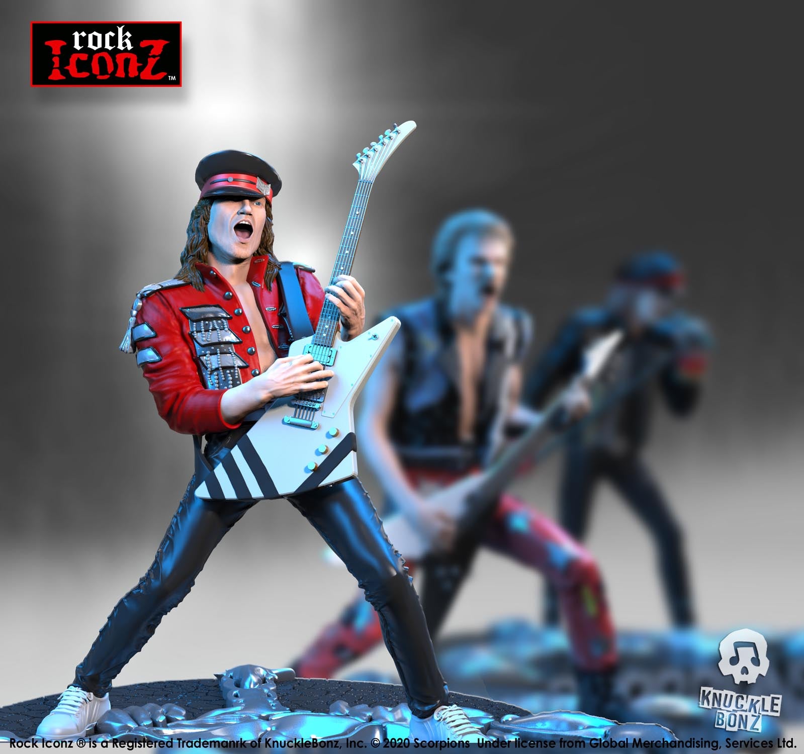  Rock Iconz: Scorpions - Matthias Jabs Statue  0655646625157