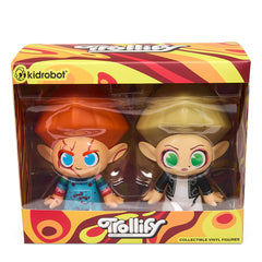  Bride of Chucky: Chucky and Tiffany 5 inch Trollify Figure 2-Pack  0883975181116