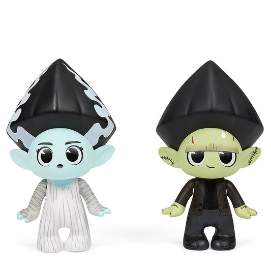 Universal Monsters: Frankenstein and Bride of Frankenstein 5 inch Trollify Figure 2-Pack  0883975181123