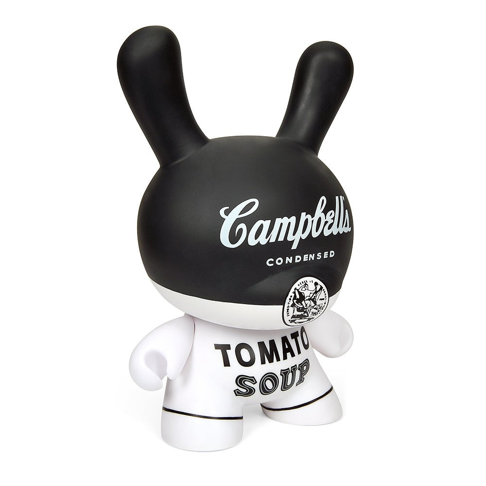  Andy Warhol: Campbell's Soup Black and White Edition 8 inch Masterpiece Dunny  0883975183226