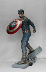  Marvel: The Winter Soldier - Captain America Life Sized Statue  1623155030754