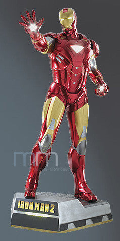  Marvel: Iron Man 2 - Iron Man Life Sized Statue Clean Version  1623155030808