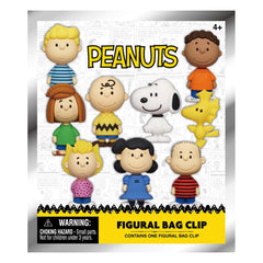  Peanuts PVC Bag Clips Snoopy Series 1 Display (24)  0077764340000