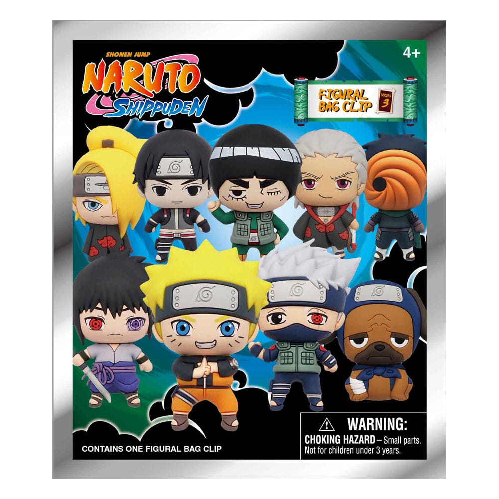  Naruto Shippuden PVC Bag Clips Series 3 Display (24)  0077764705250