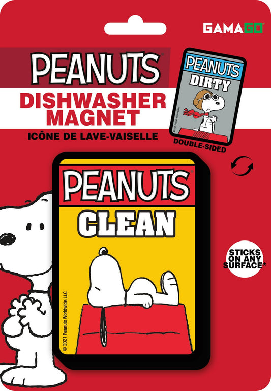  Peanuts: Snoopy &amp; Ace Clean Dirty Dishwasher Magnet  0840391157842