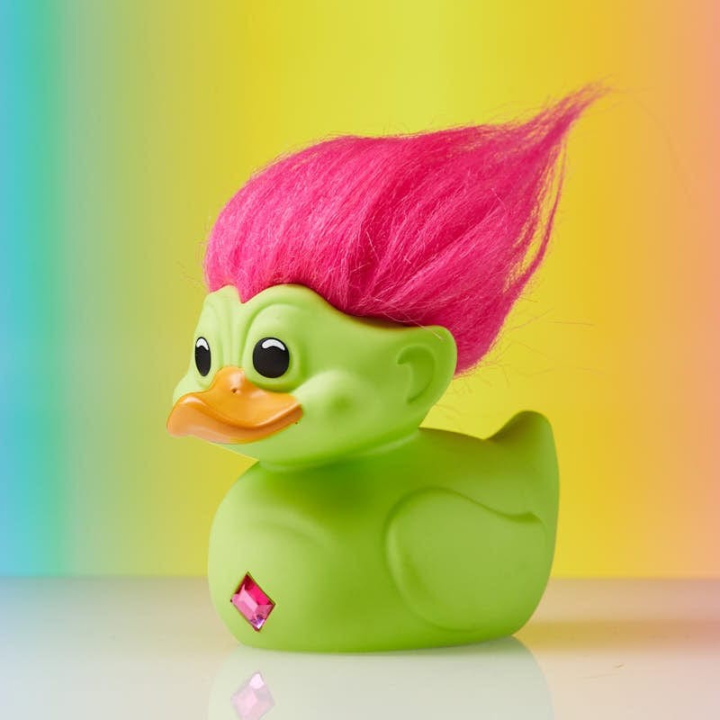  Trolls: First Edition - Green Troll with Pink Hair Tubbz  5056280438243